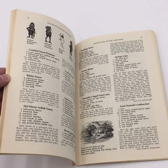 1960 Pennsylvania Dutch Cookbook Recipes 1960 Vintage Early Dutch Settlers - Picture 6 of 6